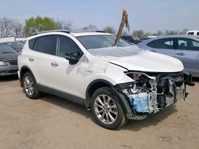 JTMDJREV7GD022815 - 2016 TOYOTA RAV4 HV LI WHITE photo 1