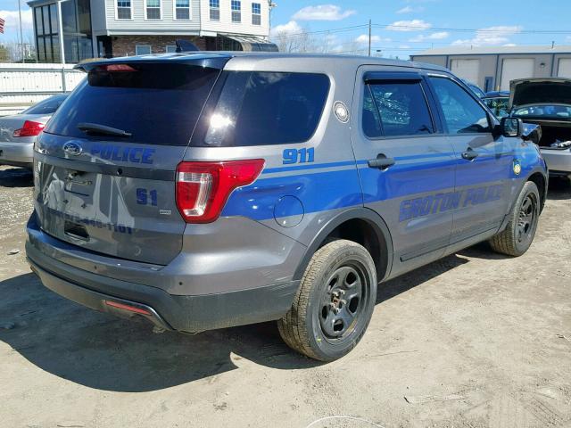 1FM5K8AR0HGA35695 - 2017 FORD EXPLORER P BLUE photo 4