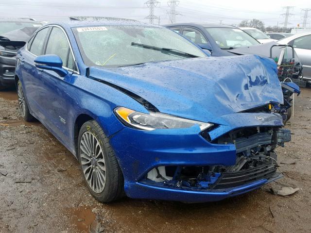 3FA6P0SU7HR151974 - 2017 FORD FUSION TIT BLUE photo 1