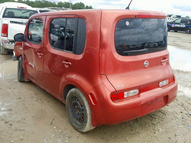 JN8AZ2KR2AT171046 - 2010 NISSAN CUBE BASE RED photo 3