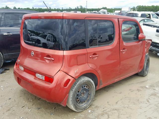 JN8AZ2KR2AT171046 - 2010 NISSAN CUBE BASE RED photo 4