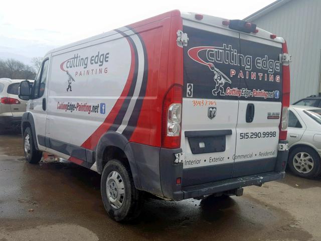 3C6TRVAG5JE135888 - 2018 RAM PROMASTER 白色 照片 3