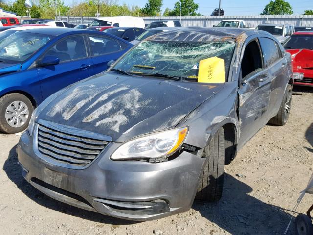 1C3CCBBB4DN553021 - 2013 CHRYSLER 200 GRAY photo 2