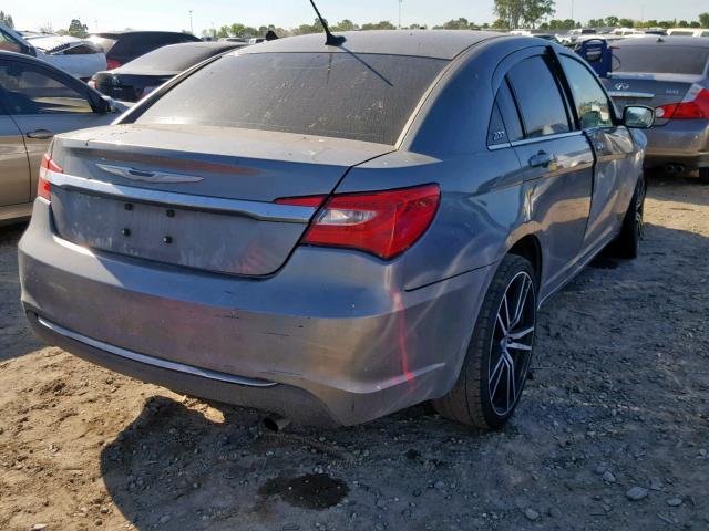 1C3CCBBB4DN553021 - 2013 CHRYSLER 200 GRAY photo 4