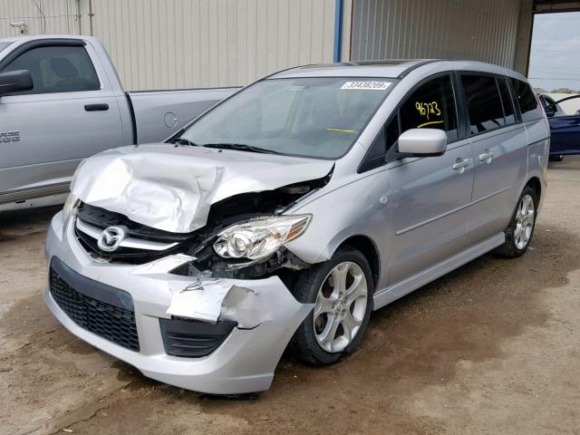 JM1CR293480307520 - 2008 MAZDA 5 SILVER photo 2