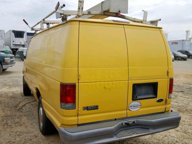 1FTSS34L61HA49859 - 2001 FORD E350 SD YELLOW photo 3