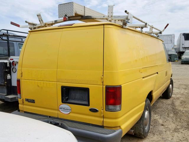 1FTSS34L61HA49859 - 2001 FORD E350 SD YELLOW photo 4