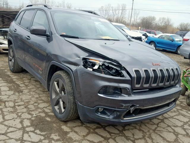 1C4PJLCS4GW302229 - 2016 JEEP CHEROKEE L CHARCOAL photo 1