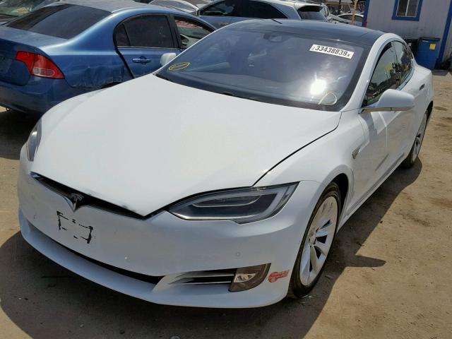 5YJSA1E13GF159524 - 2016 TESLA MODEL S WHITE photo 2