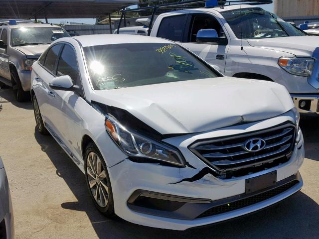 5NPE34AF1GH288387 - 2016 HYUNDAI SONATA SPO WHITE photo 1