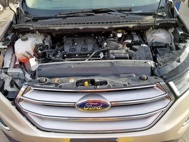 2FMPK4J89JBC55679 - 2018 FORD EDGE SEL SILVER photo 7