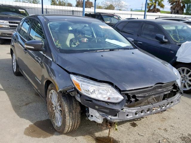 1FADP3R43JL241433 - 2018 FORD FOCUS BEV GRAY photo 1