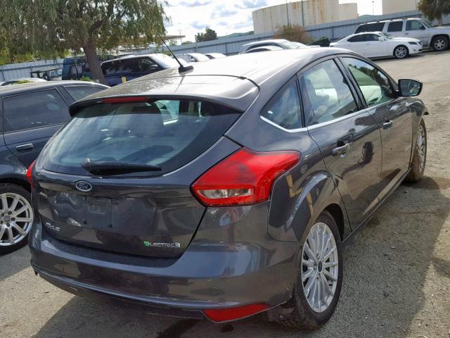 1FADP3R43JL241433 - 2018 FORD FOCUS BEV GRAY photo 4