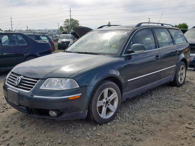 WVWWH63BX4E281493 - 2004 VOLKSWAGEN PASSAT GLX GREEN photo 2