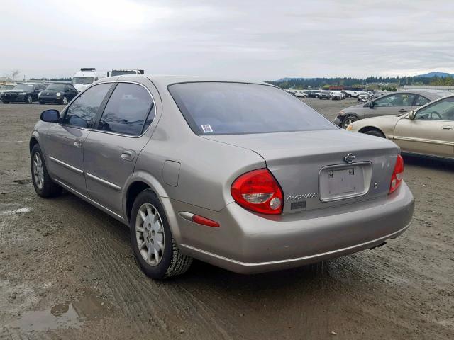 JN1CA31D01T827111 - 2001 NISSAN MAXIMA GXE GRAY photo 3