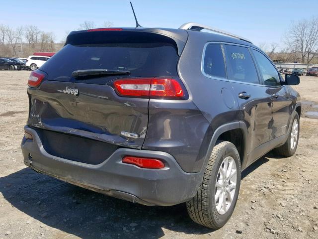 1C4PJMCB4FW535094 - 2015 JEEP CHEROKEE L GRAY photo 4