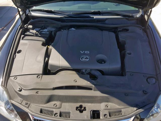 JTHBK262072029017 - 2007 LEXUS IS 250 BLACK photo 7