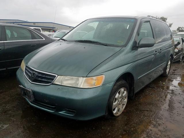 5FNRL18622B025127 - 2002 HONDA ODYSSEY EX  photo 2