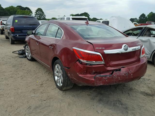 1G4GE5EVXAF216448 - 2010 BUICK LACROSSE C RED photo 3