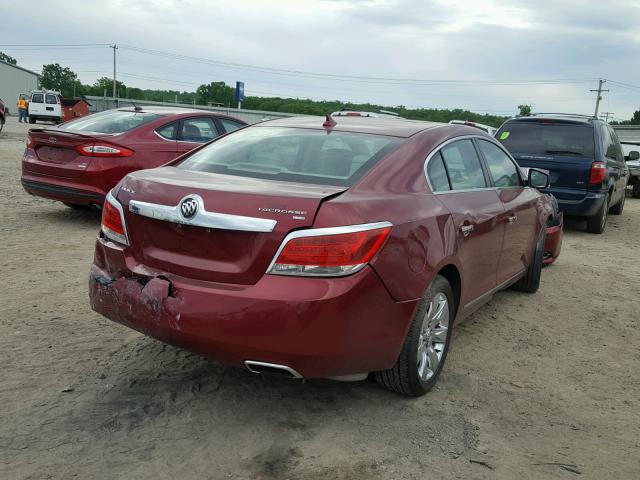 1G4GE5EVXAF216448 - 2010 BUICK LACROSSE C RED photo 4