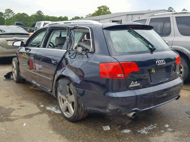 WAUKH78E38A139083 - 2008 AUDI A4 3.2 AVA BLUE photo 3