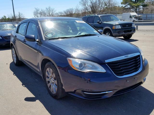 1C3CCBAB1EN208404 - 2014 CHRYSLER 200 LX BLUE photo 1