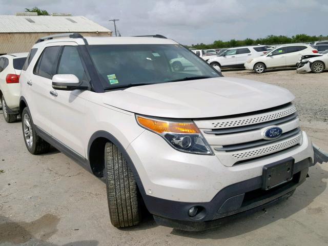 1FMHK7F85BGA94837 - 2011 FORD EXPLORER L WHITE photo 1