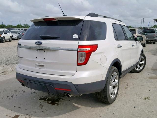 1FMHK7F85BGA94837 - 2011 FORD EXPLORER L WHITE photo 4