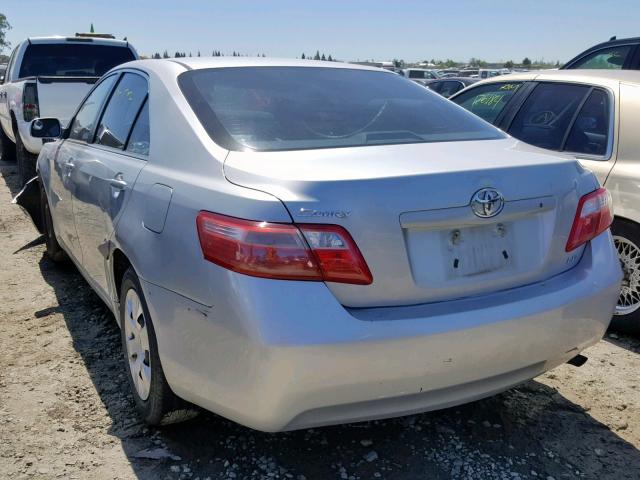 4T1BE46K67U095477 - 2007 TOYOTA CAMRY NEW SILVER photo 3