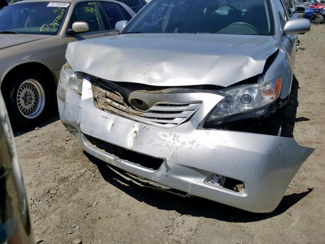 4T1BE46K67U095477 - 2007 TOYOTA CAMRY NEW SILVER photo 9