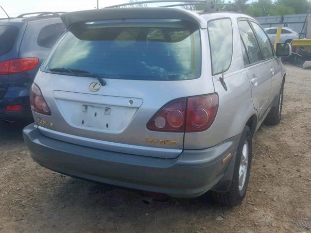 JT6HF10U2X0059255 - 1999 LEXUS RX 300 SILVER photo 4