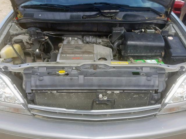 JT6HF10U2X0059255 - 1999 LEXUS RX 300 SILVER photo 7