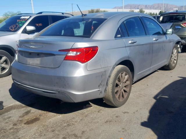 1C3CCBBB5DN764504 - 2013 CHRYSLER 200 TOURIN SILVER photo 4