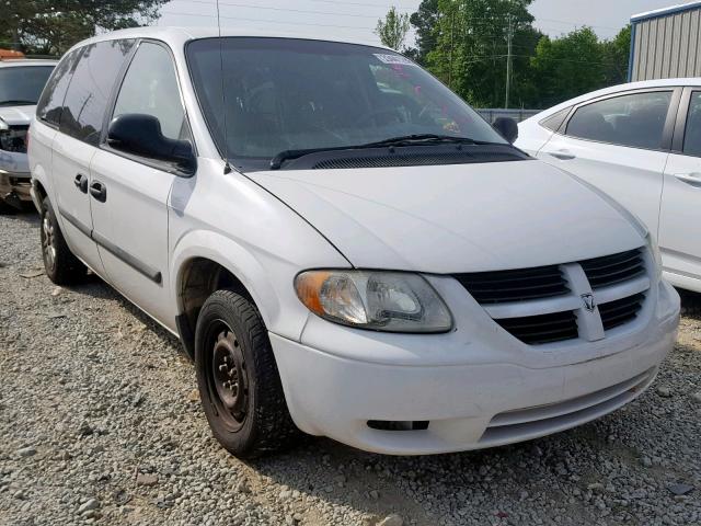 1D8GP24E47B250725 - 2007 DODGE GRAND CARA WHITE photo 1