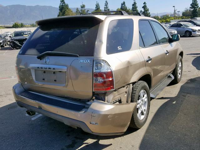 2HNYD18965H526744 - 2005 ACURA MDX TOURIN GOLD photo 4