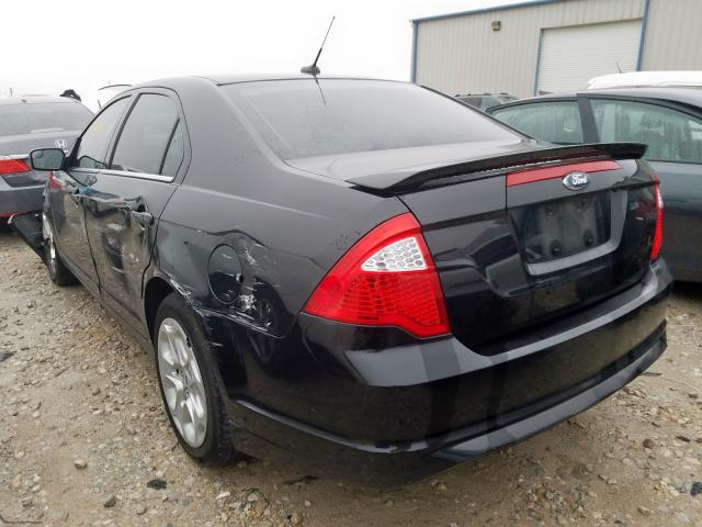 3FAHP0HA3BR139253 - 2011 FORD FUSION SE  photo 3