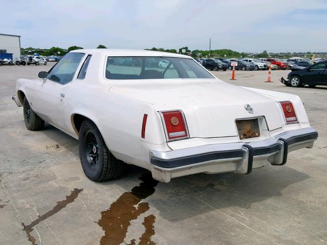 2J57P7A240797 - 1977 PONTIAC GRAND PRIX 白色 照片 3