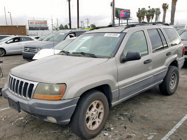 1J4GX48S51C528893 - 2001 JEEP GRAND CHER SILVER photo 2