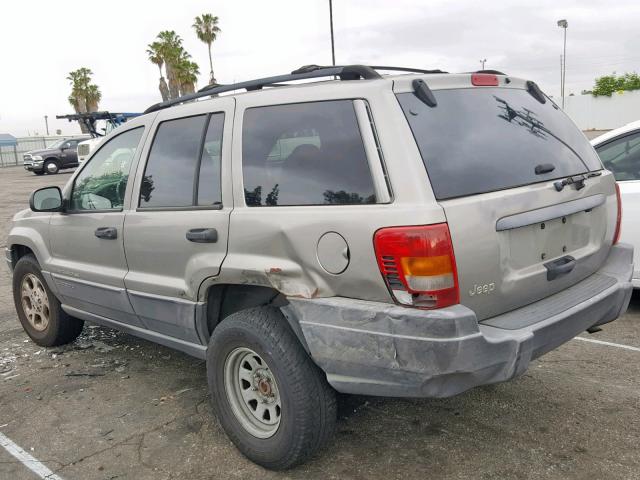 1J4GX48S51C528893 - 2001 JEEP GRAND CHER SILVER photo 3