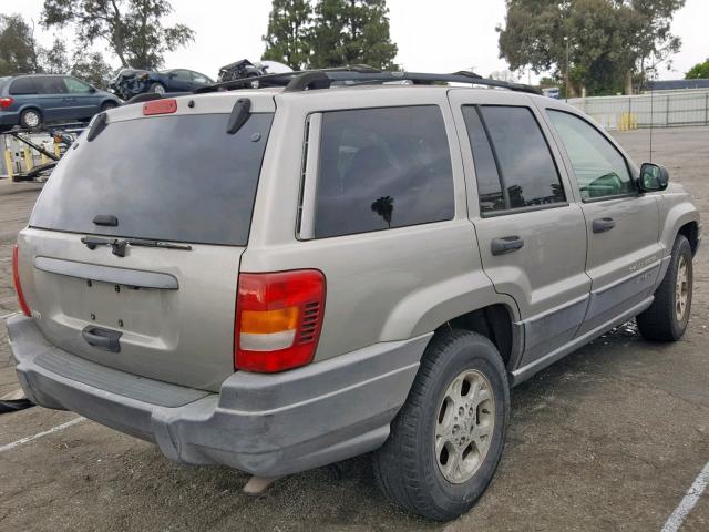 1J4GX48S51C528893 - 2001 JEEP GRAND CHER SILVER photo 4