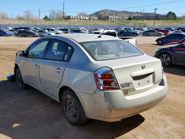 3N1AB61E88L675625 - 2008 NISSAN SENTRA 2.0 TAN photo 3