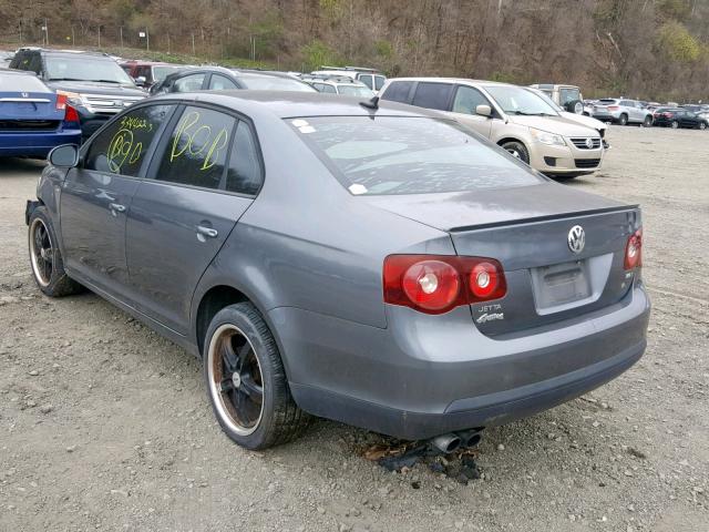 3VWRJ71K38M194641 - 2008 VOLKSWAGEN JETTA WOLF GRAY photo 3