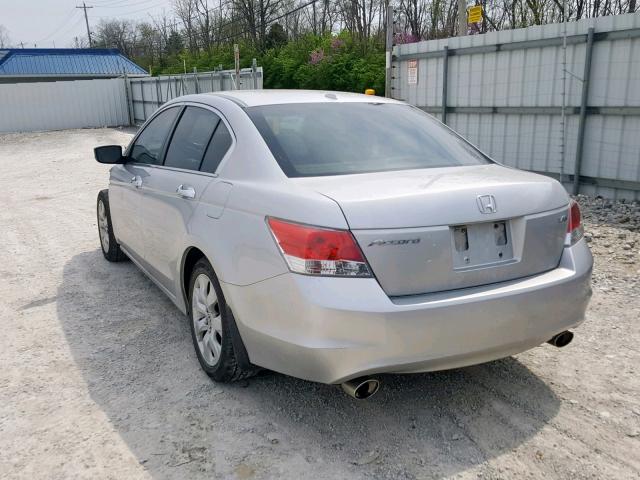 1HGCP3F86AA019365 - 2010 HONDA ACCORD EXL SILVER photo 3