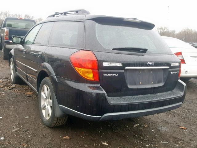 4S4BP61C367311353 - 2006 SUBARU LEGACY OUT BLACK photo 3