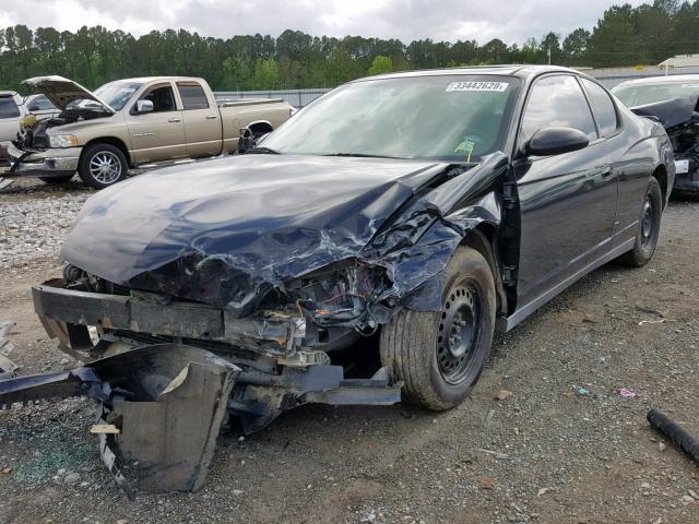 2G1WJ15K469320095 - 2006 CHEVROLET MONTE CARL შავი ფოტო 2