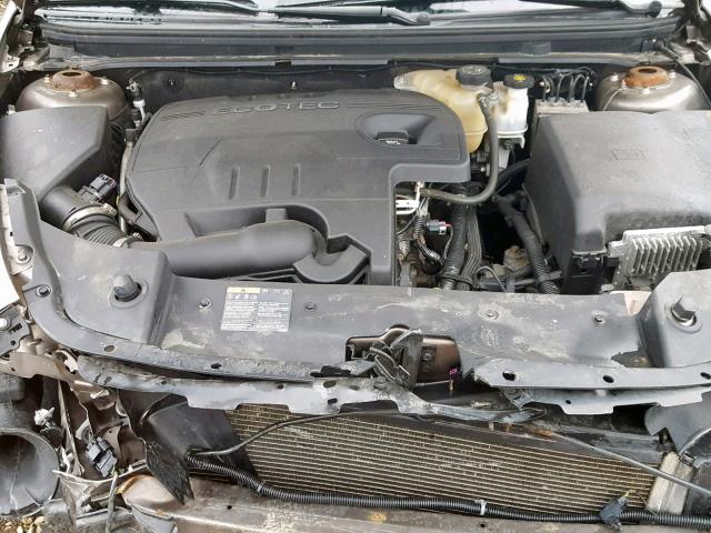 1G1ZC5E17BF331146 - 2011 CHEVROLET MALIBU 1LT BROWN photo 7