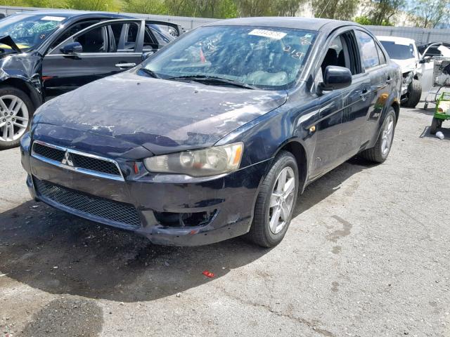 JA3AU26U28U007954 - 2008 MITSUBISHI LANCER ES BLACK photo 2