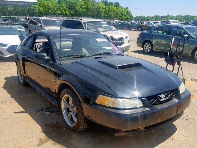 1FAFP42X82F231323 - 2002 FORD MUSTANG GT BLACK photo 1