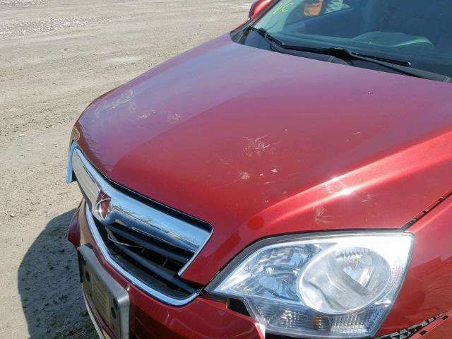 3GSCL53P19S575891 - 2009 SATURN VUE XR BURGUNDY photo 7