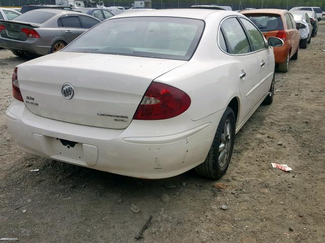 2G4WD552971182930 - 2007 BUICK LACROSSE C WHITE photo 4